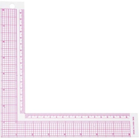 Sy lineal DIY sy lineal skrædder firkant L kurve metrisk lineal