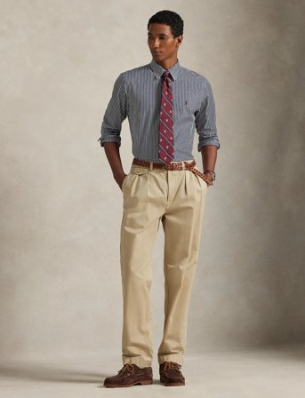 Polo Ralph Lauren 50/1 Bistrch Poplin-Slbdppcs - Navy - M