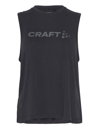 Core T Bi-Blend Tank Top W Sport T-shirts & Tops Sleeveless Black Craft