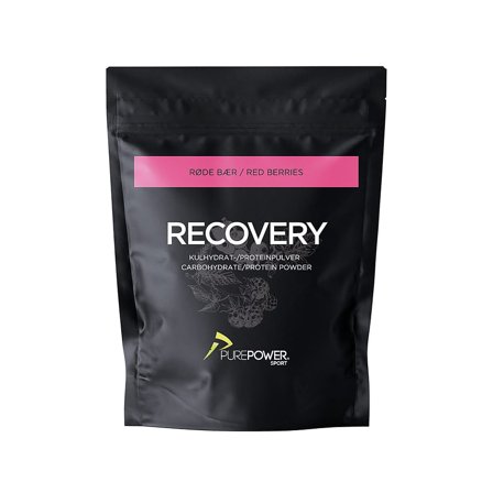 PurePower Recovery 400 g Rødebær 400 g, Sport & Velvære, Protein & Energi, Proteinpulver