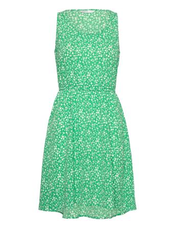 Onlnova Lux S/L Sara Dress Aop Ptm Dresses Summer Dresses Grønn ONLY*Betinget Tilbud