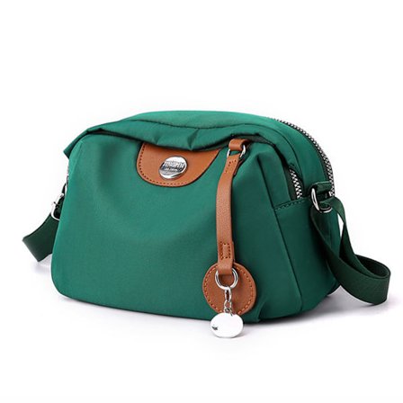 Grøn dame skuldertaske lavet af nylon