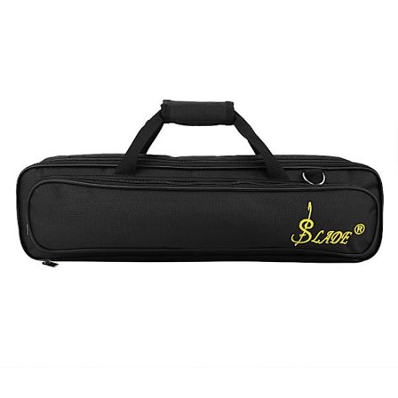 LADE Lättvikt Stötsäker Vadderad Mjuk Flöjt Väska Fodral med Axelrem