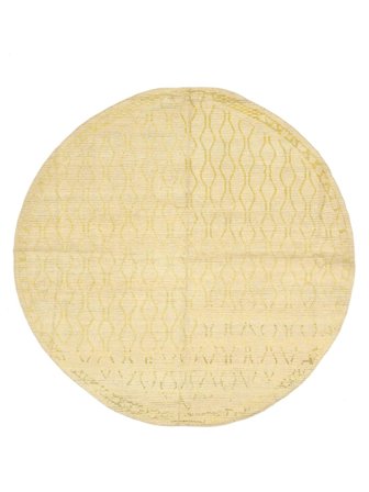 Berber Carpet Tæppe Moderne Rundt Orange Stort (Uld, Afghanistan)