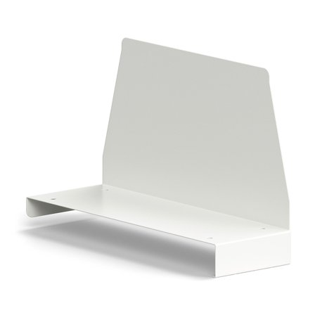 Shelf divider RELY, right, 160x300 mm, white