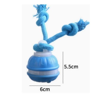 Power Tail 2.0 Hundelegetøj, Interaktiv Hundebold, Hoppeboldslegetøj, USB Genopladelig (LGL)