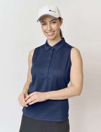 BACKTEE Ladies Performance Top - Navy - S