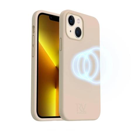 iPhone 14 Plus Silikonskal Rvelon MagSafe - Beige Beige