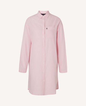 Lexington Icons Luna nattskjorta i tunn ekologisk oxfordbomull