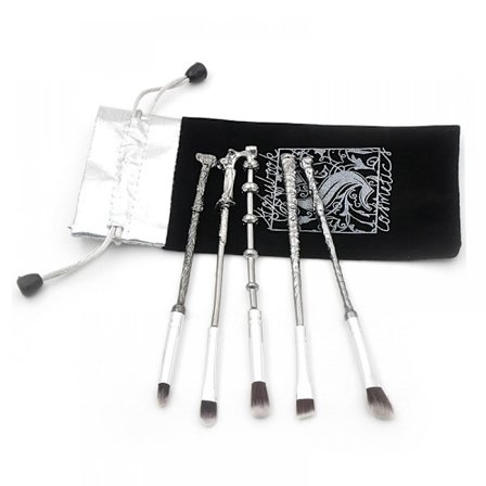 5 stk. 1. generations Harry Potter makeup børste sæt, bærbar tryllestav tryllestav håndtag børste