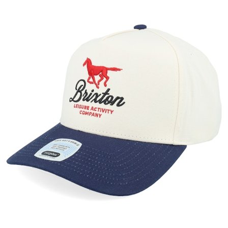 Brixton - White adjustable Gorra - Leisure Activity Dress Blue/Whitecap A-Frame Adjustable @ Hatstore