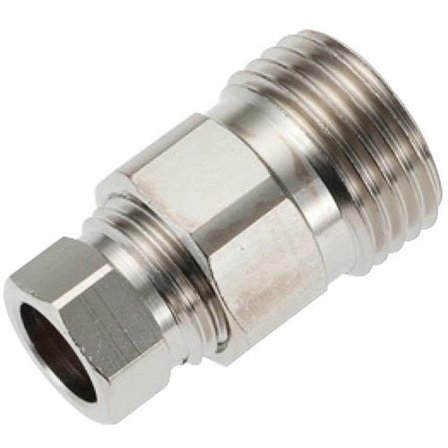 Mora 309017AE Anslutningskoppling rak, G15 x 10 mm, Installation