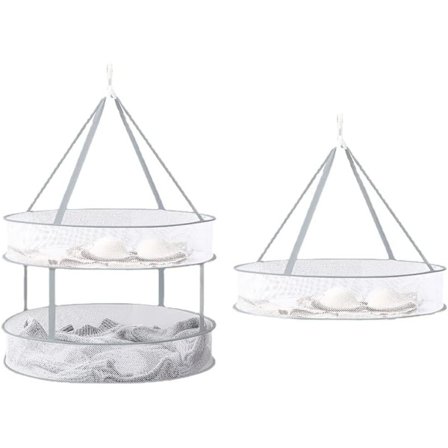 Spesialt klesstativ, 2-delt sett med flatt klesstativ