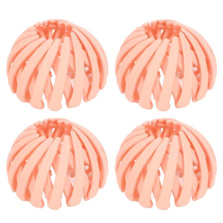 4 kpl Linnunpesä Hiusklipsi Helppo Liukuva Kiiltävä Hiusdonitsiklipsi Hiuspinnit Naisille ja Tytöille