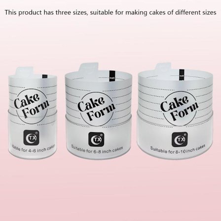 Justerbar Rund Kageform Udtrækkelig Mousse Kageform Ac