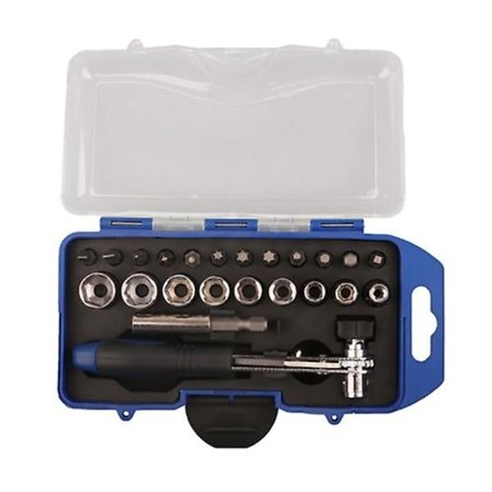 2023 23pcs/set Socket Bit Quick Wrench Ratchet Screwdriver Driver (7005)