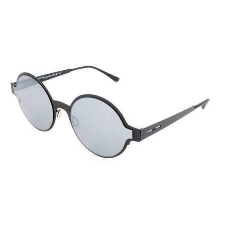 Solbriller Italia Independent I-I MOD METAL 0510 009.000 SVART 57/20/140 KVINNE(57 mm,Svart)