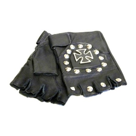 Skinnhansker uten finger - Kryss og runde nagler