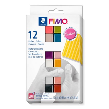 Staedtler FIMO Soft Muovailusavi 12 x 25 g Fashion colours
