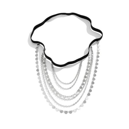 Benkæde Lårkæde SØLV silver