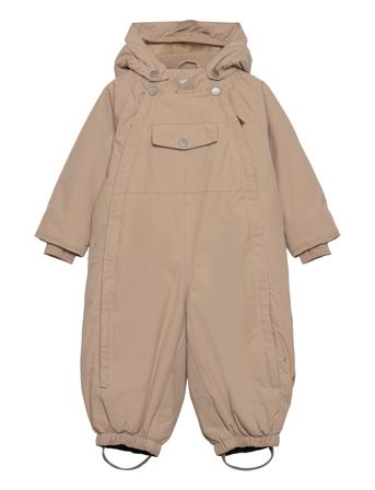 Wisti Fleece Lined Snowsuit. Grs Outerwear Coveralls Snow/ski Coveralls & Sets Beige Mini A Ture*Betinget Tilbud