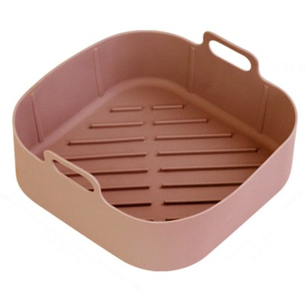 Airfryer Silikonkruka Livsmedelssäker Återanvändbar Värmebeständig Ugnstillbehör Coff[GKS]