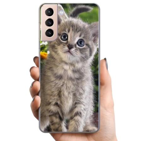 Samsung Galaxy S21+ 5G TPU Matkapuhelimen kuori Kissa