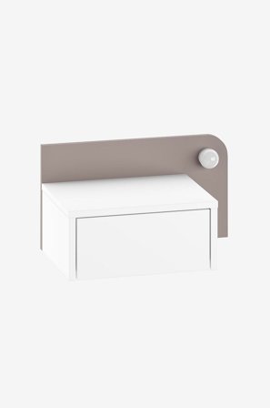 Homitis - Natbord Dotta - Hvid - Sengeborde - Fra Homeroom