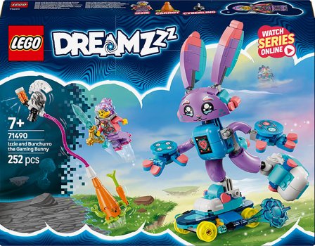 Lego Dreamzzz Izzie og Gaming Kaninen Bunchurro 71490, Børn & Forældre, Motorik & Bevægelse, Klodser Og Stabletårne