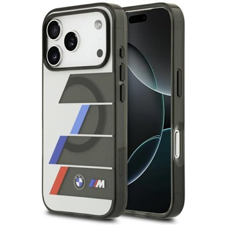 BMW M IML MagSafe-etui med metallknapper i tre farger for iPhone 17 Pro - Grå