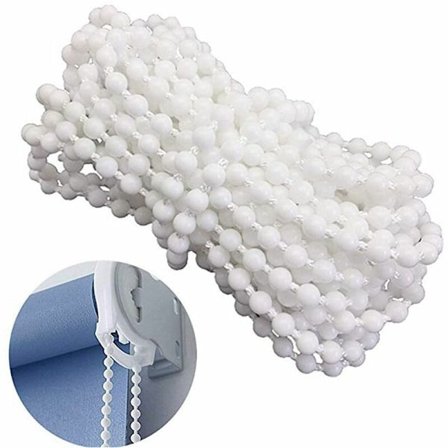 (10 meter) med 10 stik til rullegardin, perlekæde ledning, lodret venetiansk ledning til rullegardin, reservedele, reparationstilbehør (