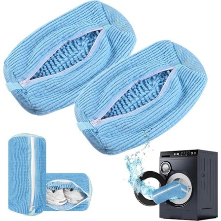 Reusable Shoe Laundry Bag Suitable for Washing Machine and Dryer (2 Pack)