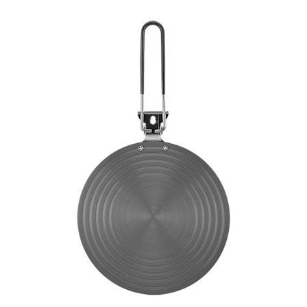 Varmeledningsplate Aluminiumlegering Komfyrtopp Varmespreder Reduseringsflammebeskyttelse Simreplate med Avtakbart Håndtak for Kjøkken 28cm/11.02in