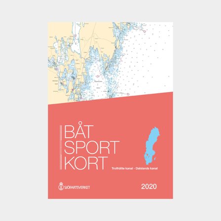 Cartas náuticas deportivas Sjöfartsverket Dalslands kanal / Trollhätte kanal (Edición 2020)