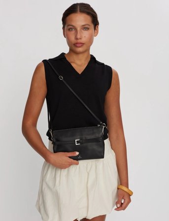 Adax Sorano Shoulder Bag Tessie - Black - ONE SIZE