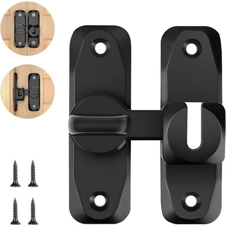 Dörrlås Skjutdörrlås 90° Fönsterlås