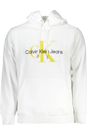 Calvin Klein Felpa Senza Zip Uomo Bianco