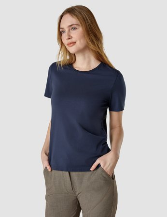 Shaping New Tomorrow - Female - Supima Autograph T-shirt - Navy - Size XS