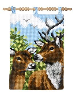 Broderipakke Veggteppe Rådyr - Vervaco