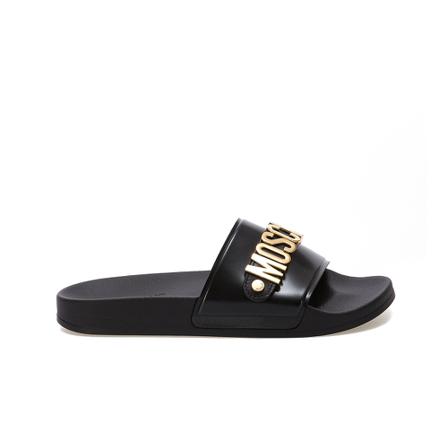 Moschino flip=flops Sort, Herre, Størrelse: 44 EU