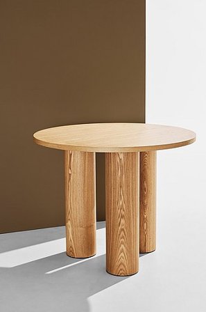 Jotex - Stół Ø90cm Fornir jesionowy - Colette - Kup Pastill - Meble firmy Jotex