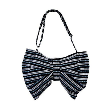 Sløjfe-tote-taske Crossbody-taske BLUE M