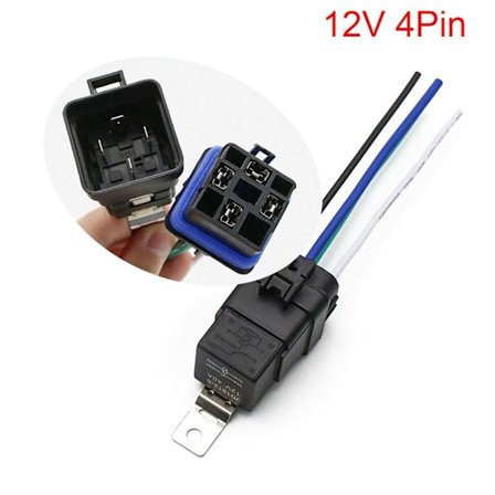 Bilrelæ Automotive relæ 12V 4PIN 12V 4PIN