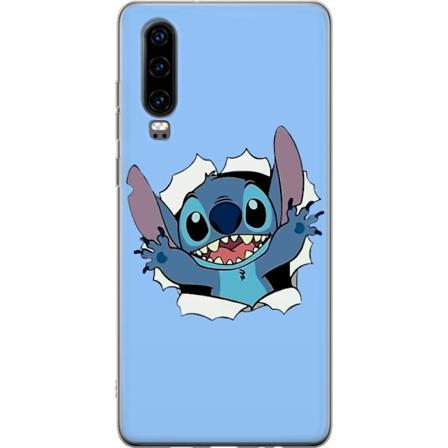 Huawei P30 Genomskinligt Skal Stitch heeej