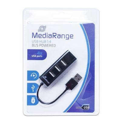 MediaRange Interface Hub 480 Mbit/S Black