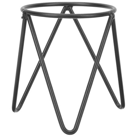 Jern Display Stand Krystal Kugle Stand Hydroponisk Vase Opbevaringsstativ Æggestand