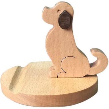 Mobilholder i tre, hundemobilholder, dyremobilholder, Acsery nyhet—yux