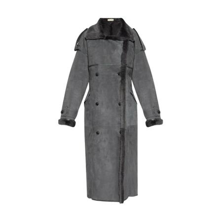 The Mannei Faux Fur & Shearling Jakke Grå, Dame