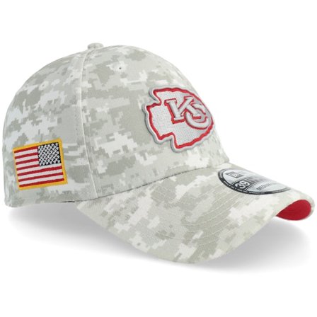 New Era - NFL Camo fitted Czapka Z Daszkiem - Kansas City Chiefs NFL 39THIRTY Salute To Service Camo Fitted @ Hatstore