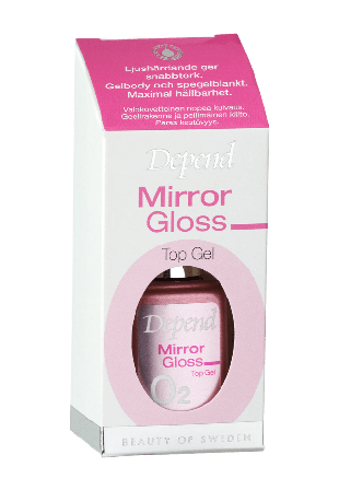 Depend O2 Mirror Gloss – Top Gel Nagellack Dam 1 PCS